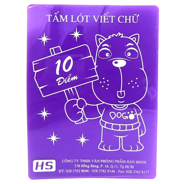 Tấm Lót Viết Chữ - Màu Tím