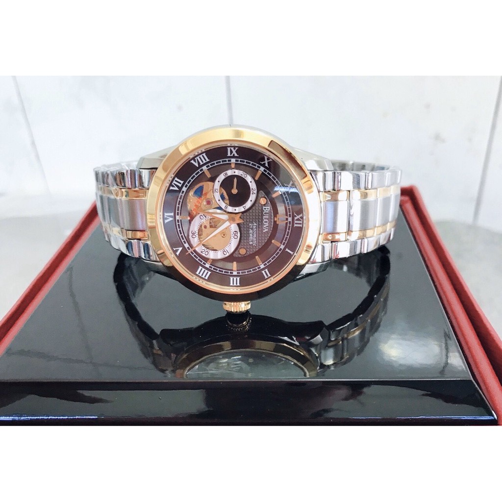 Đồng Hồ Nam BULOVA 96A118 - Dây Kim Loại Demi - 42mm