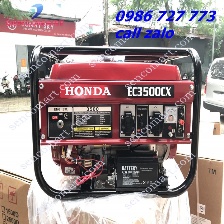 Máy Phát Điện Chạy Xăng Honda EC3500CX giật nổ giá tốt nhất