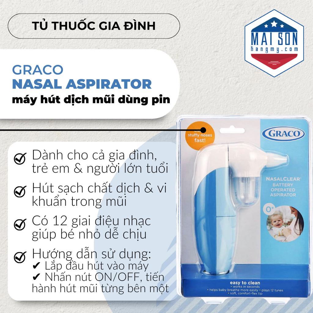 MÁY HÚT MŨI GRACO BẰNG PIN, CÓ NHẠC - Hàng Nhập USA Chính Hãng