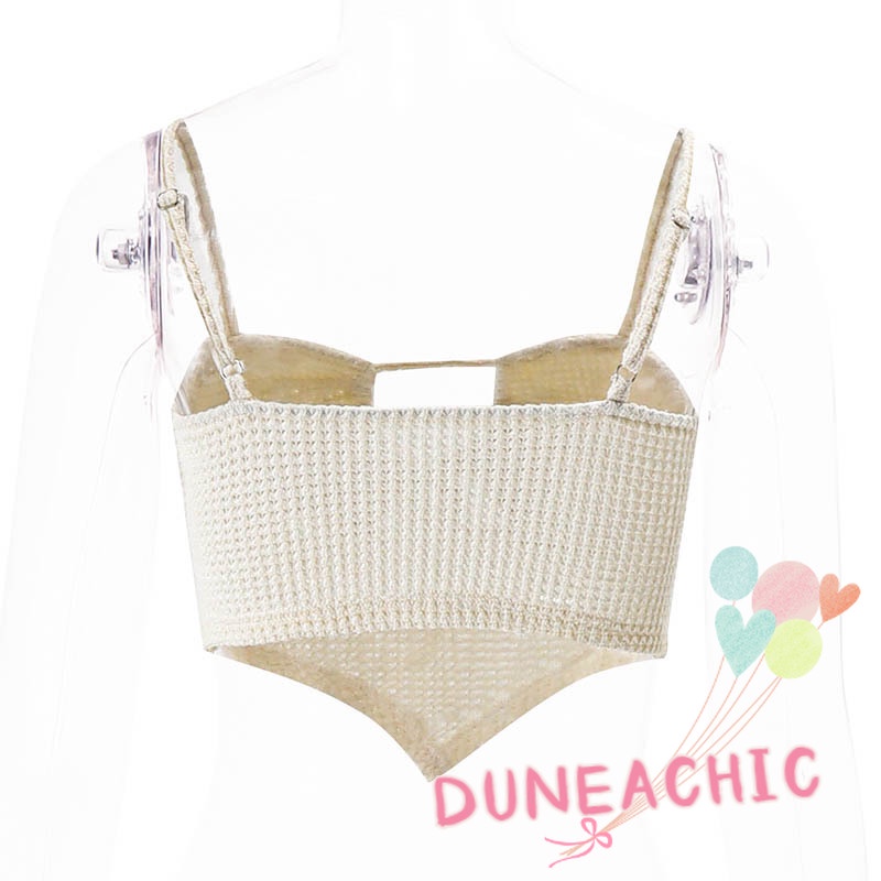 Áo Tank Top Dệt Kim Hở Lưng Gợi Cảm Cho Nữ