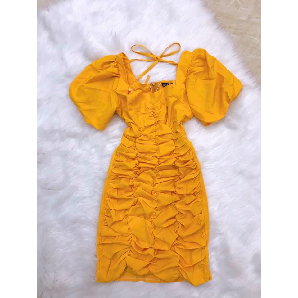 Đầm váy body nhún tôn ngực tôn dáng cho nàng thời trang nữ dạo phố dự tiệc Zashopp | BigBuy360 - bigbuy360.vn