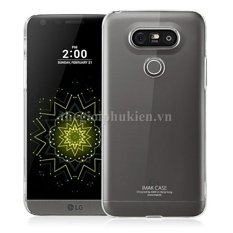 Ốp lưng LG G5 trong suốt chính hãng IMAK phủ nano chống xước