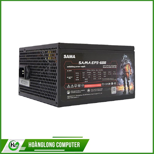 Nguồn PC Sama 700W 80 Plus Bronze Nguồn máy tính Bảo Hành 36 Tháng - Hoàng Long Computer