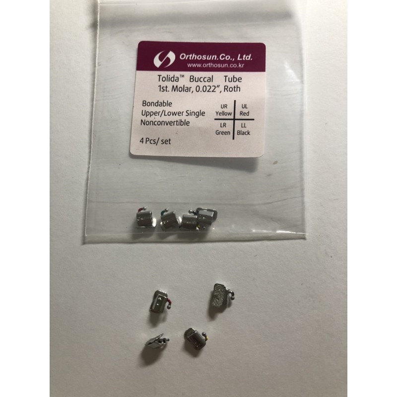 Mắc cài răng 6 hai ống Hàn Quốc