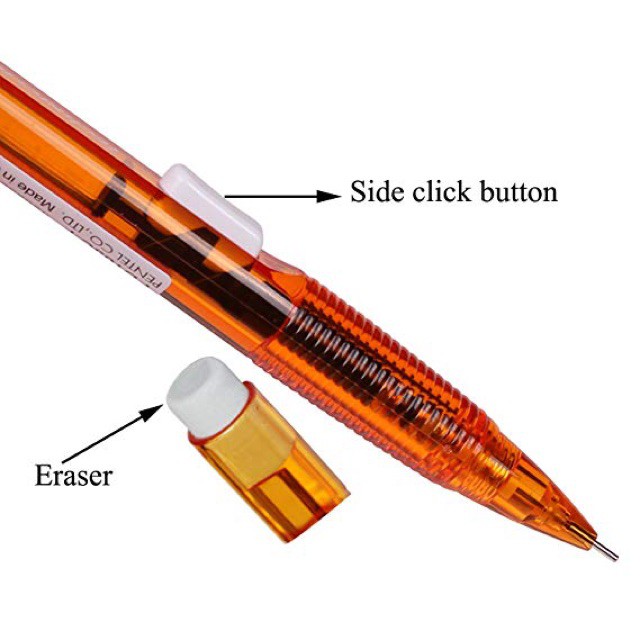 Bút chì kim Pentel bấm thân giữa PD105C (ngòi 0.5mm)