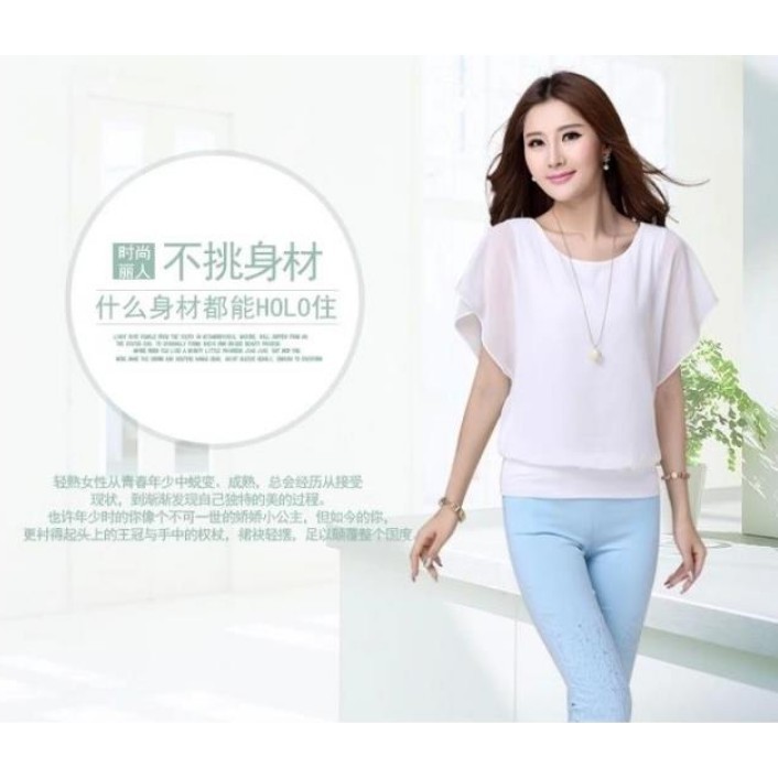 Áo sơ mi kiểu tay lỡ cánh tiên 2020