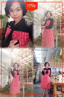 Váy dạ cho con bú Bamo Art