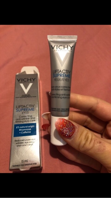 Kem chống nhăn và nâng mí mắt Vichy Liftactiv Eye Supreme Cream 15ml . Sản phẩm mình mua trực tiếp tại siêu thị Pháp | BigBuy360 - bigbuy360.vn
