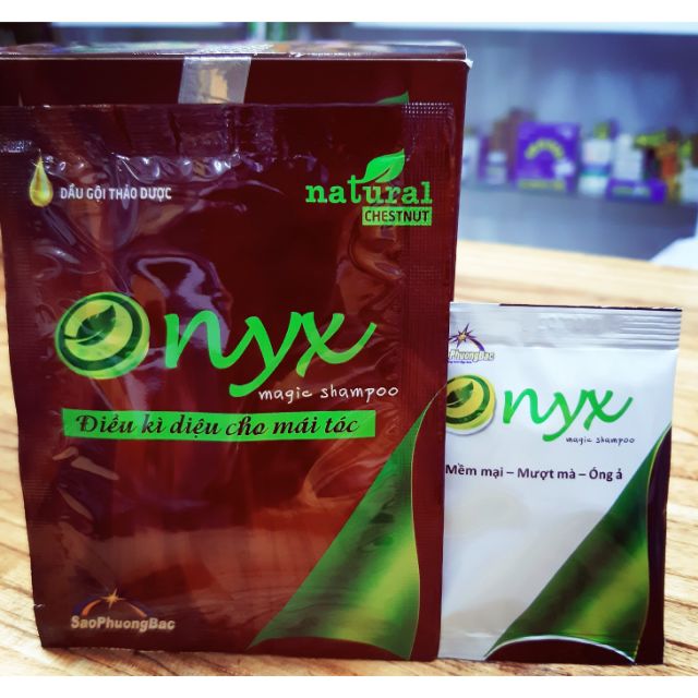 ✅ NHUỘM TÓC PHỦ BẠC THẢO DƯỢC ONYX 1 Gói / 25k (03/2022)