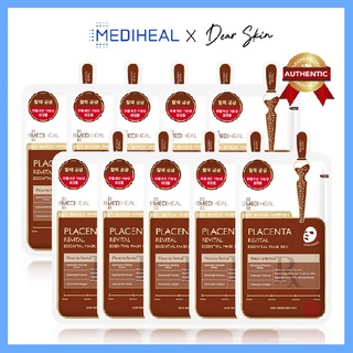 Hộp Mặt nạ Mediheal Placenta Revital Essential Mask  Nhau Thai Cừu Phục Hồi Da Mediheal  - 10 Miếng