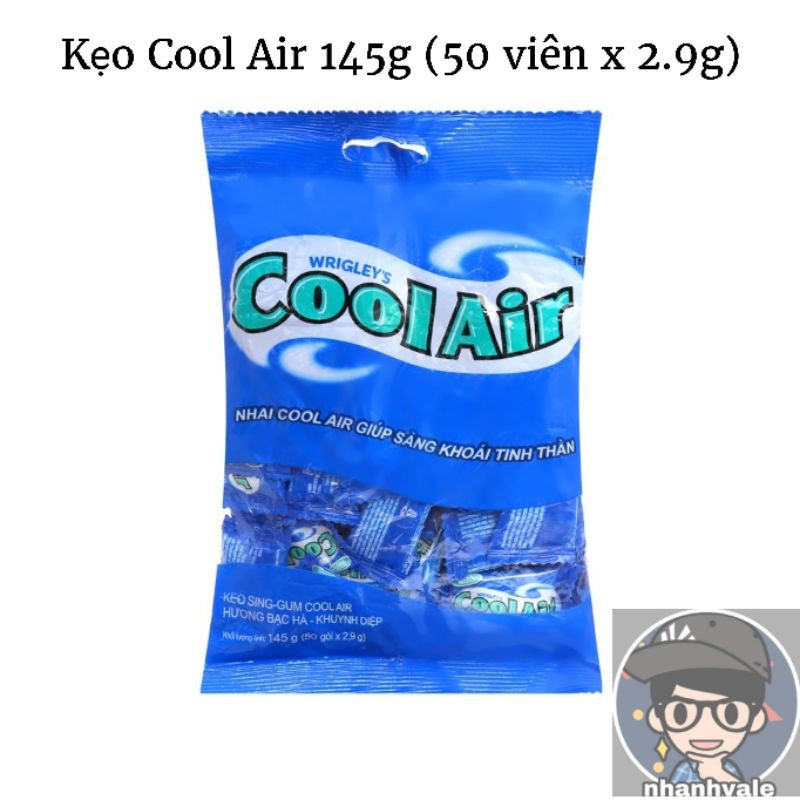 Kẹo sing gum Cool Air 145g (50 gói x 2.9g)