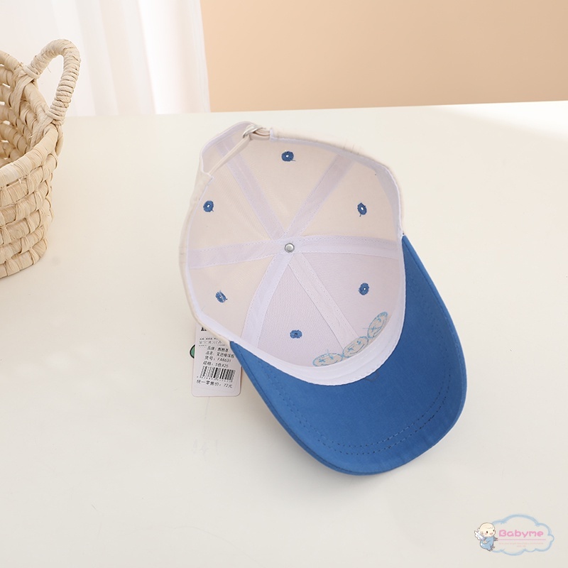 Baby Boys Girls Caps Kids Letter Embroidered Sun Protection Duck Tongue Hat Children Breathable Hats