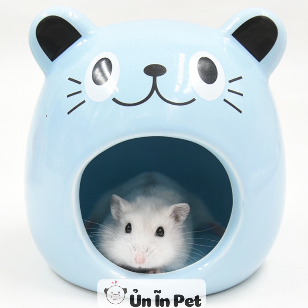 Nhà ngủ sứ hamster, CHUỘT XANH dễ thương