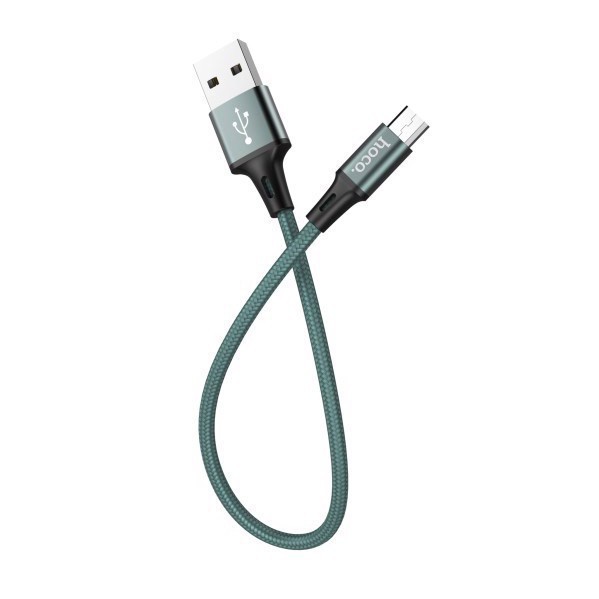 Cáp sạc ngắn micro nhanh Hoco DU10 25cm cho pin dự phòng chính hãng BH 12 tháng [BH chính hãng]