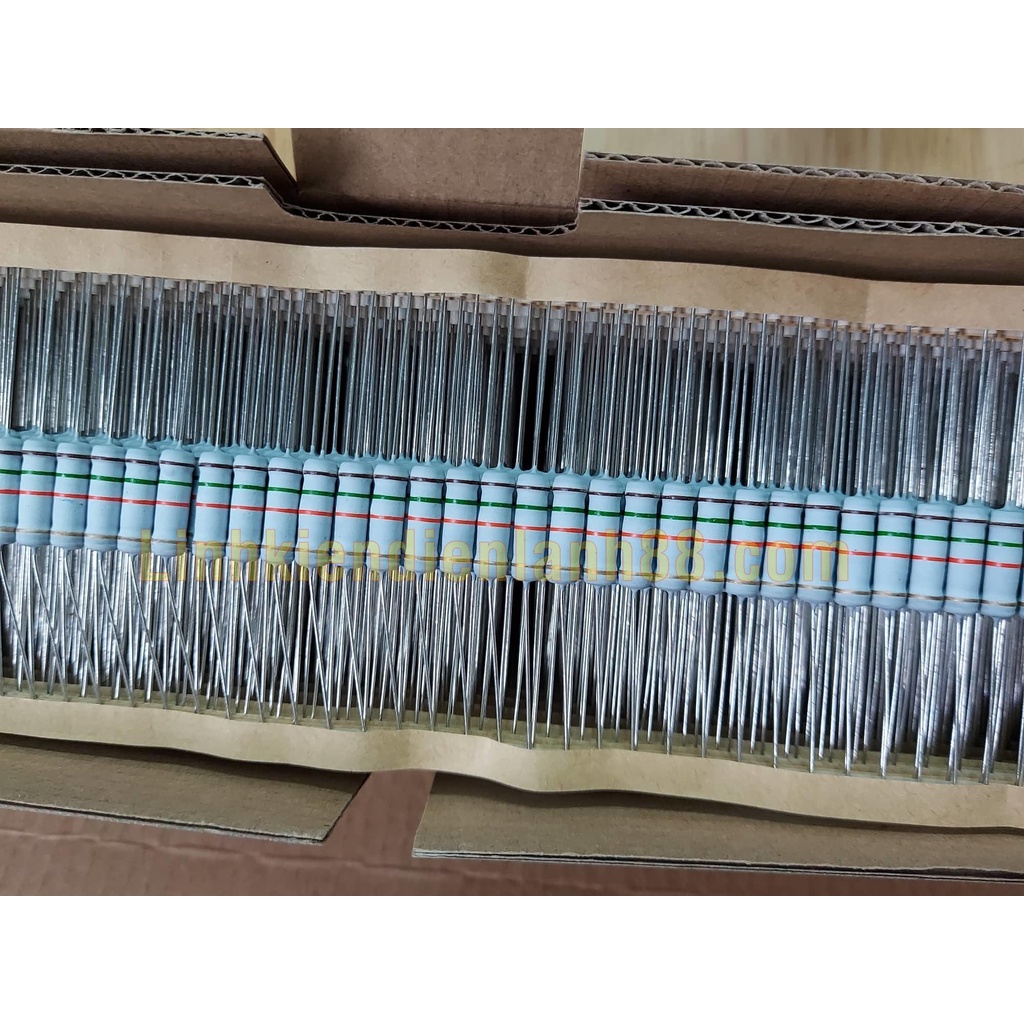 (50 cái) Điện trở 15k 2w 15k2w 5% màng cacbon mới ! ( thường dùng trong mạch quạt funiki )