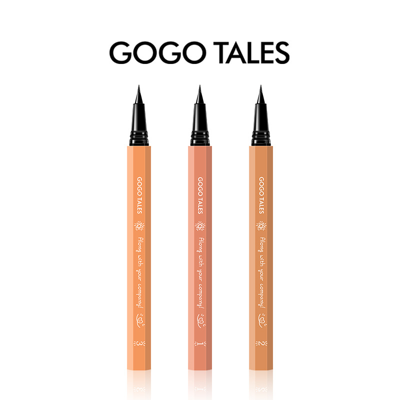 Bút kẻ mắt Gogo tales màu nâu trơn chống nước chống mồ hôi siêu mịn | BigBuy360 - bigbuy360.vn