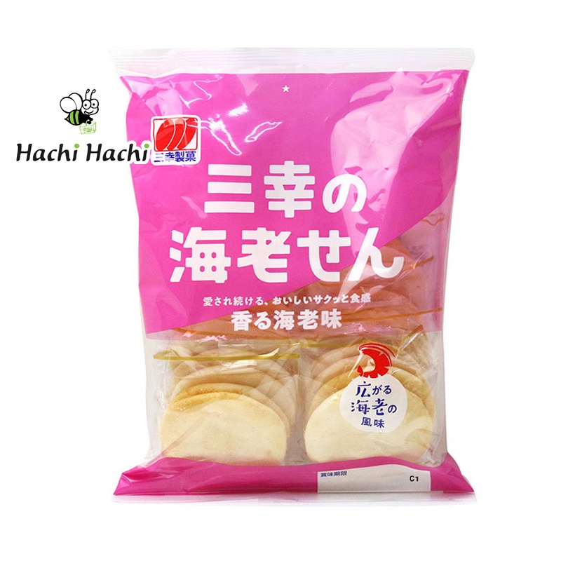 Bánh gạo vị Tôm Sanko 18 cái (100g ) - Hachi Hachi Japan Shop