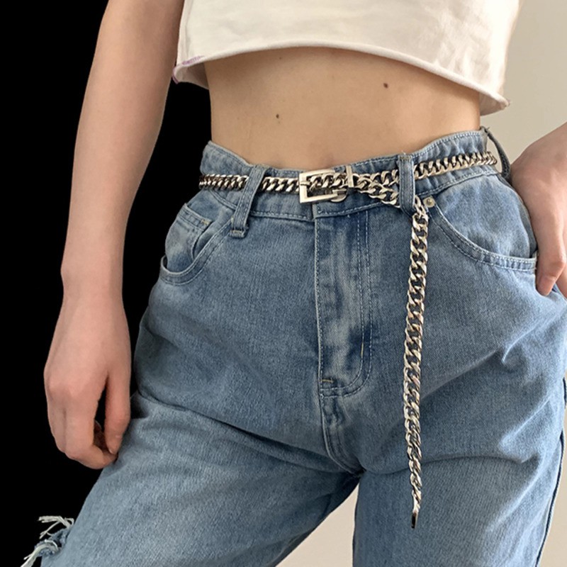 Thắt lưng kiểu dây xích phong cách hiphop cá tính