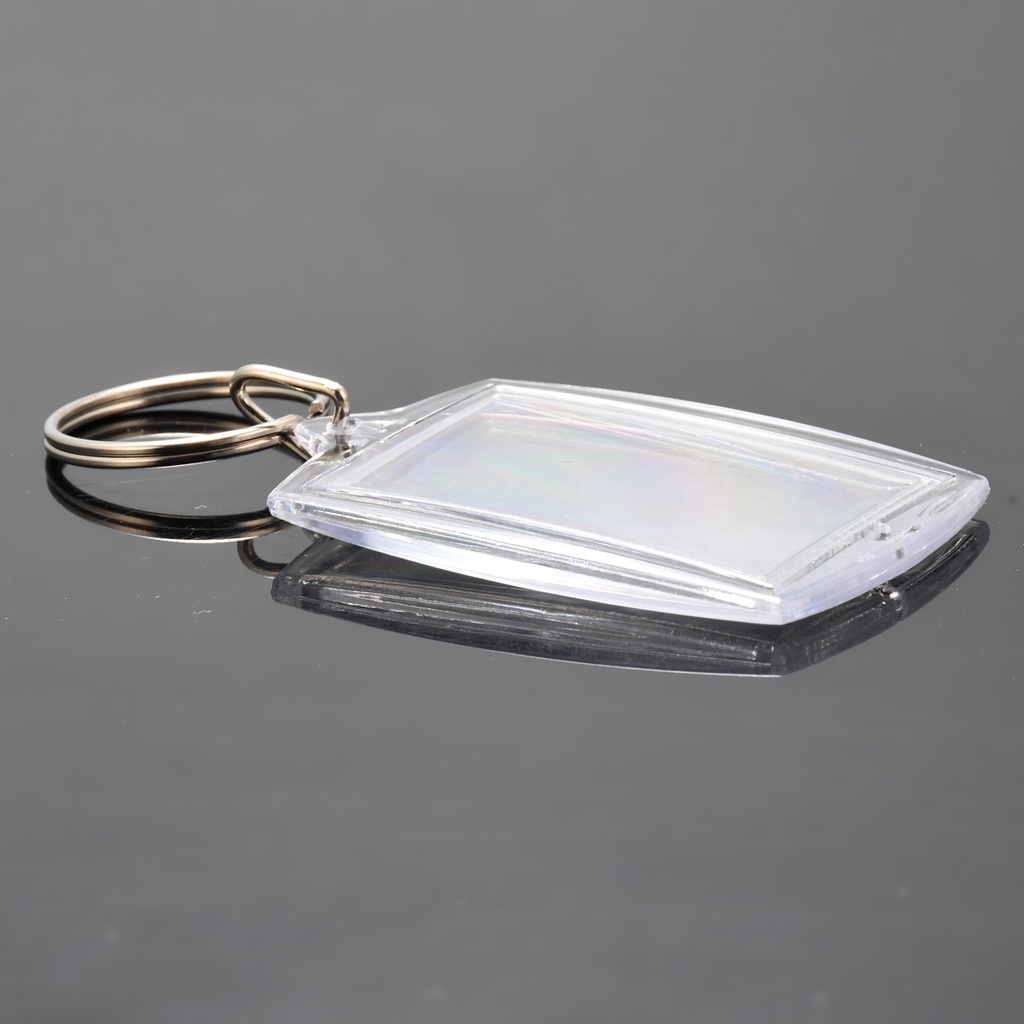 Móc Khóa Khung Ảnh Hình Chữ Nhật Bằng Acrylic