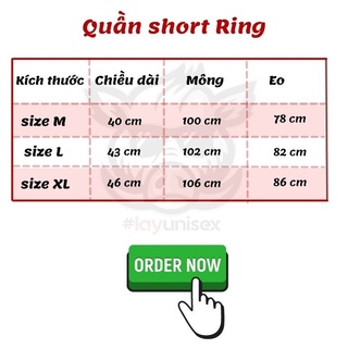 Quần Shorts nam Ring form ngố