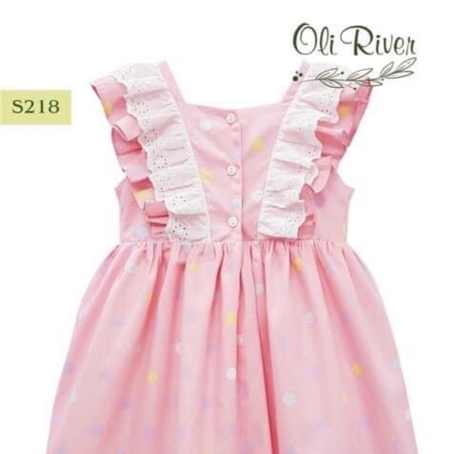 Váy tiểu thư hồng OliRiver
