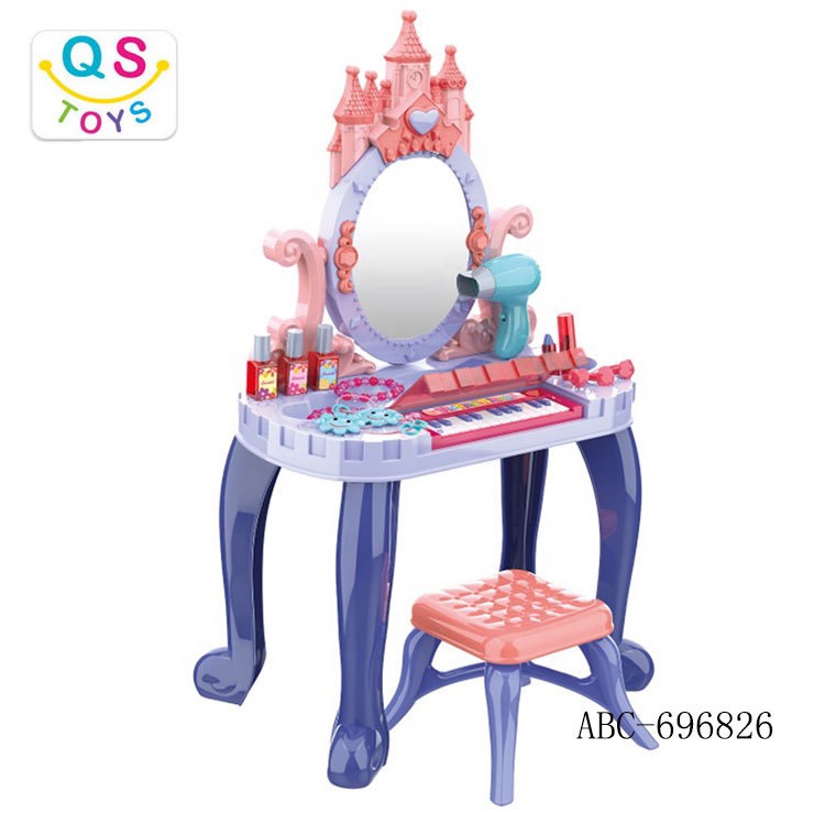 Bàn trang điểm có đàn piano màu mới đồ chơi cho bé