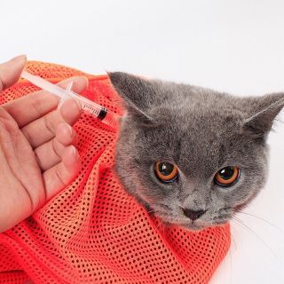 Túi lưới tắm cho mèo