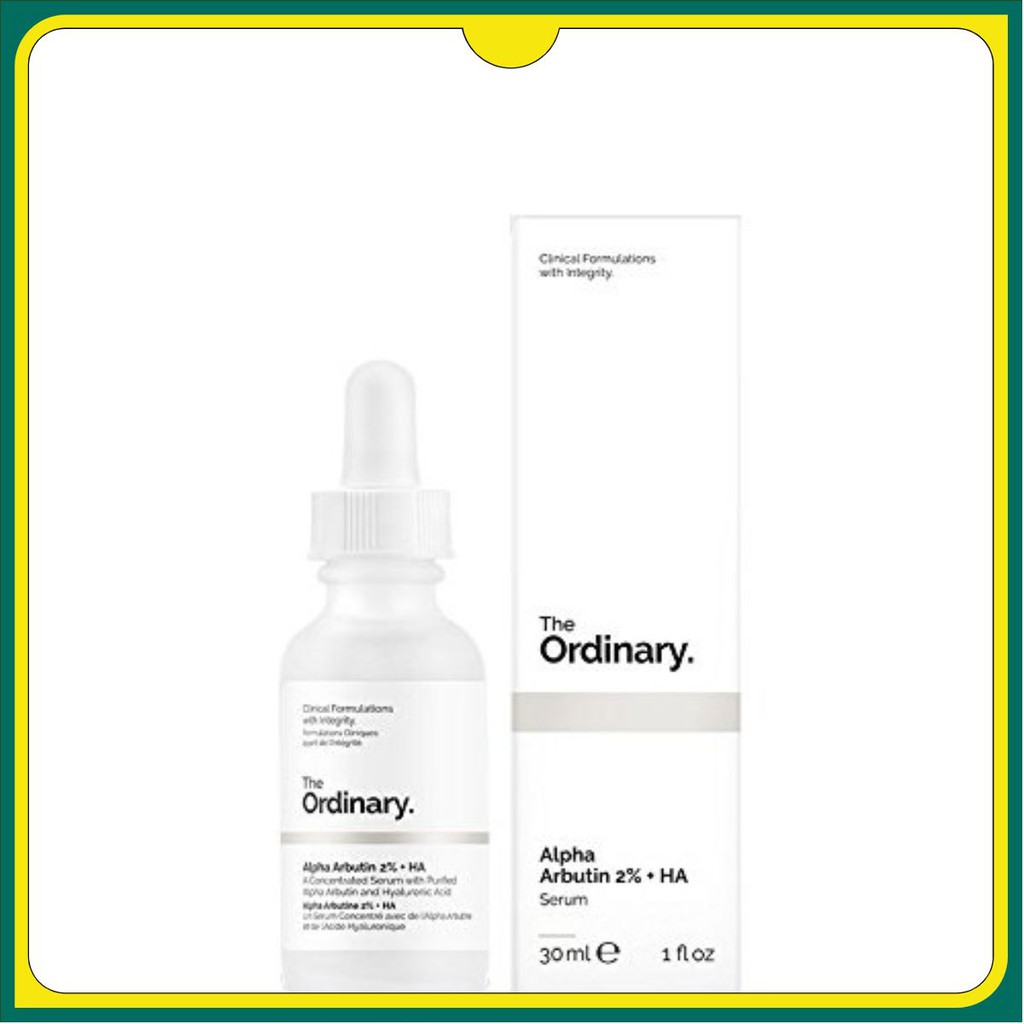 Tinh chất dưỡng trắng Alpha Arbutin 2% + HA - The Ordinary [ĐẠI HẠ GIÁ]