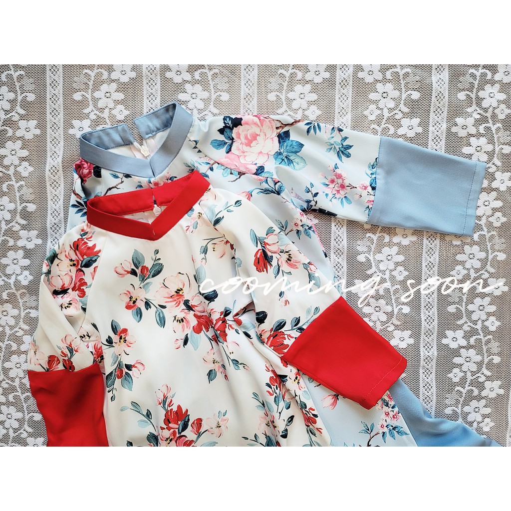 Set Áo dài Mận tết Baby
