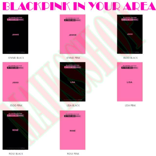 Thẻ Hình Nhóm Nhạc Blackpink in Your Area in Seoul Photocard