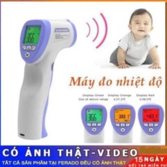 Máy đo nhiệt độ hồng ngoại, nhiệt kế điện tử đo thân nhiệt hồng ngoại scan cảm ứng 8826