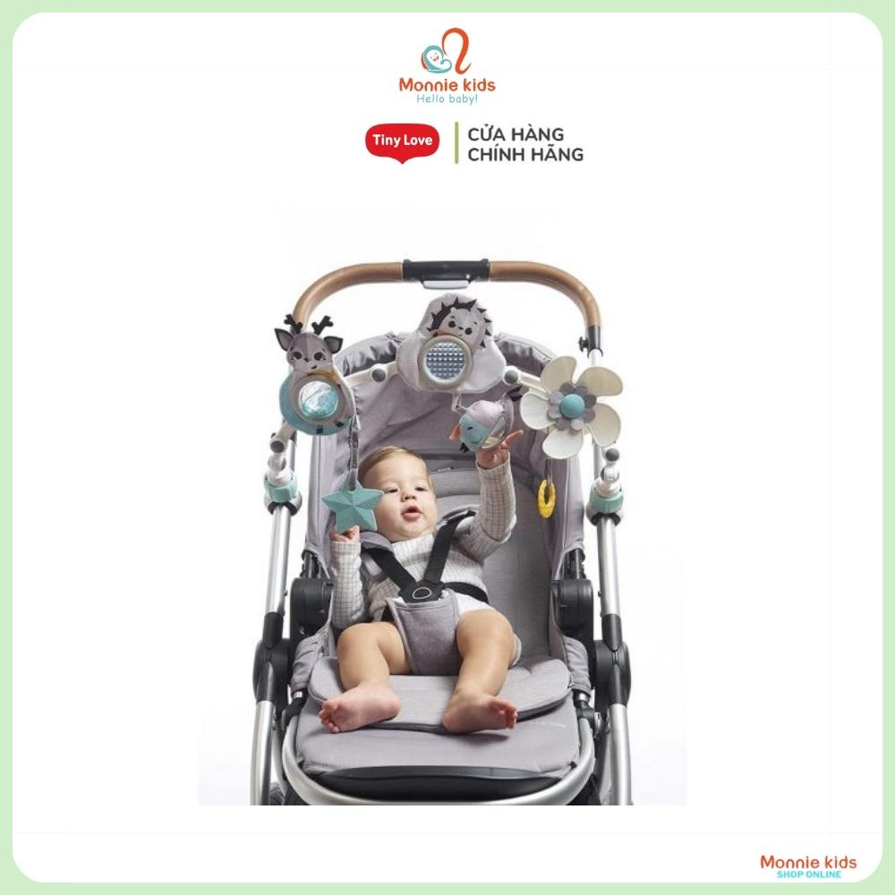 Đồ chơi treo xe đẩy Tiny Love TL Stroll B&amp;W Magical Tales, lục lạc treo xe nôi cho bé - Monnie Kids