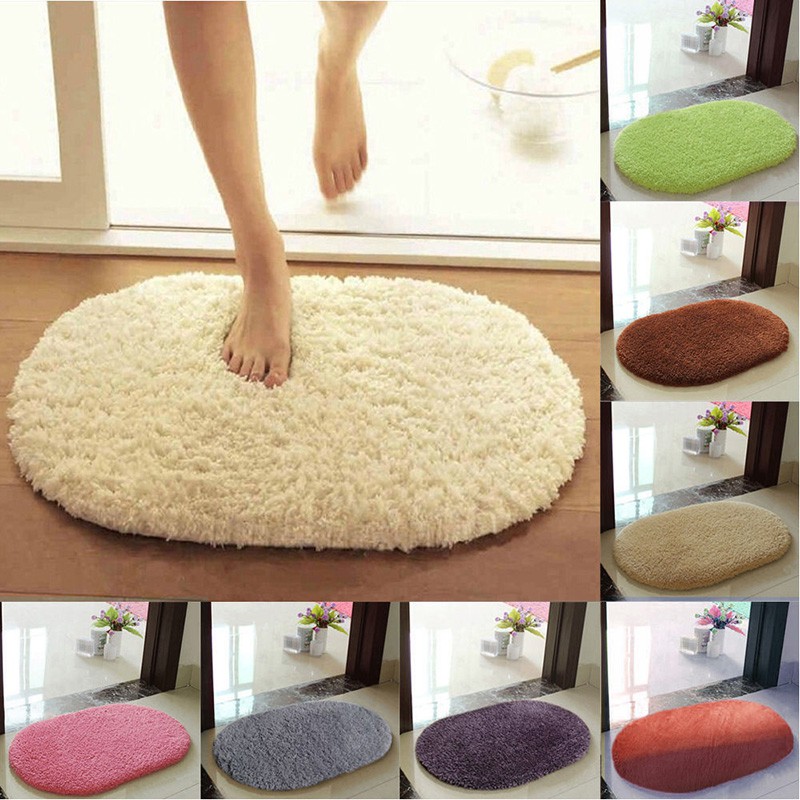 Thảm chùi chân thấm nước mềm chống trượt cho phòng ngủ/ cửa phòng tắm 30 * 50cm