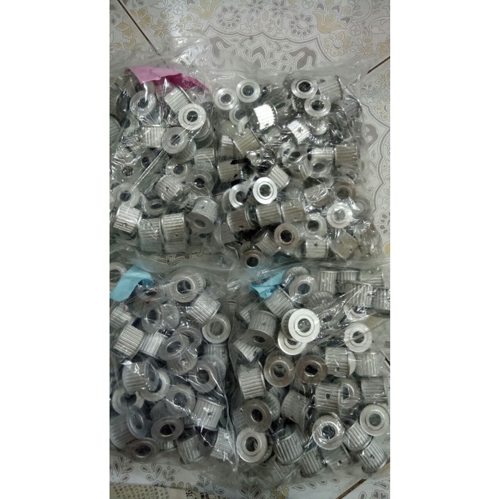 Bánh răng Puly 3M 24 Răng Rộng 17mm Trục 8, 10,12 , 14mm