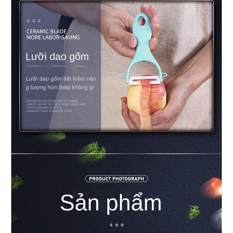 Dụng Cụ Hỗ Trợ Lột Vỏ Táo Siêu Nhanh Chóng Tiện Lợi