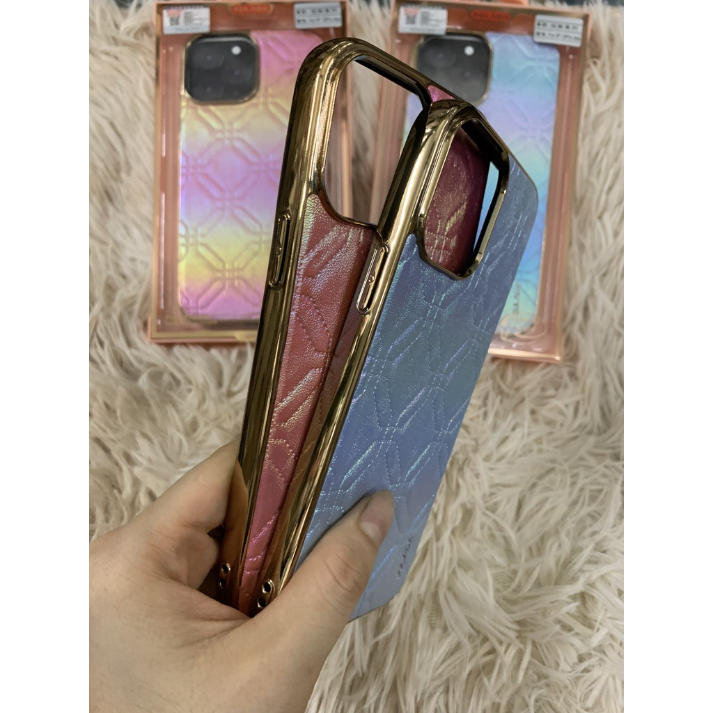 Ốp lưng dẻo Sulada đổi màu viền mạ vàng iPhone 11 12 13 pro max