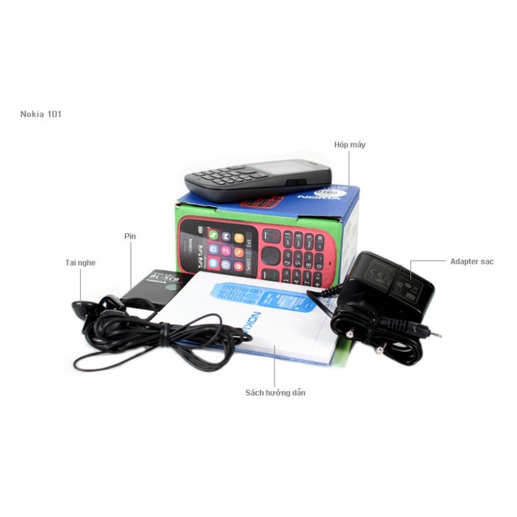 Điện thoại 2 sim giá rẻ Nokia 101/100 pin khủng | BigBuy360 - bigbuy360.vn