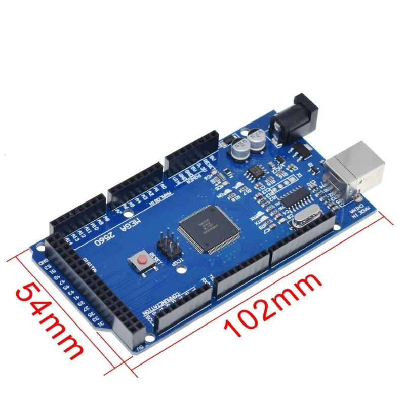 Bảng Mạch Phát Triển Mega 2560 R3 Mega 2560 Rev3 Avr (Atmega2560-16Au Ch340G) Cho Arduino | WebRaoVat - webraovat.net.vn