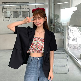 (ORDER) Áo blazer mỏng tay ngắn form rộng