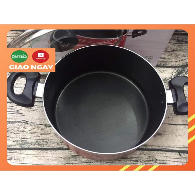 NỒI CHỐNG DÍNH GREEN COOK size 24cm - Quà tặng Nutifood
