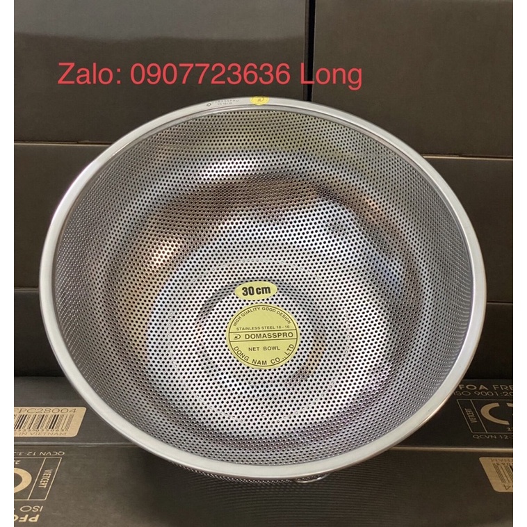 Rổ Đông Nam inox 304 Tem Vàng loại đặc biệt Size từ 15cm - 18cm - 21cm - 24cm - 27cm - 30cm siêu bền