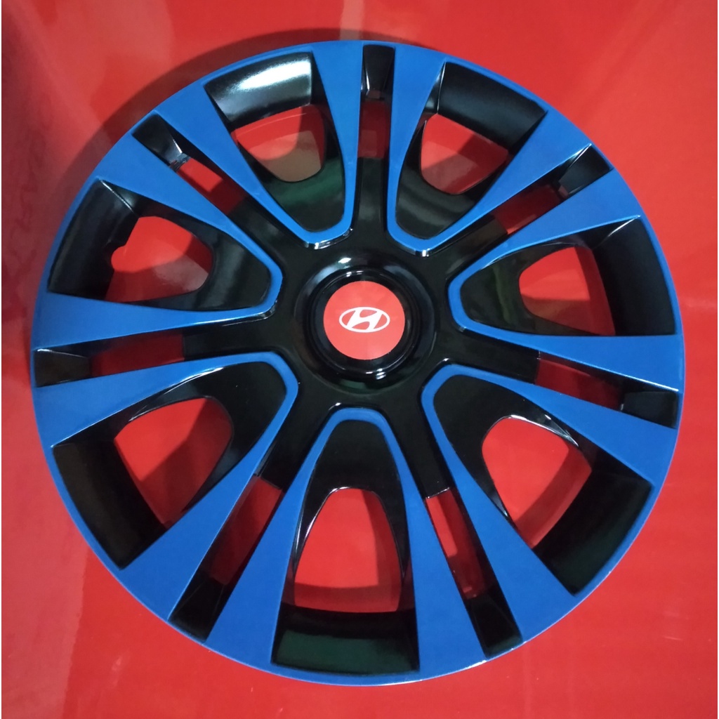 Ốp Chụp Mâm  Oto R12 - R13 - R14 - R15 Bộ 4 Chiếc Logo HuynDai Chuẩn Chính Hãng Thể Thao Sang Trọng Đẳng Cấp