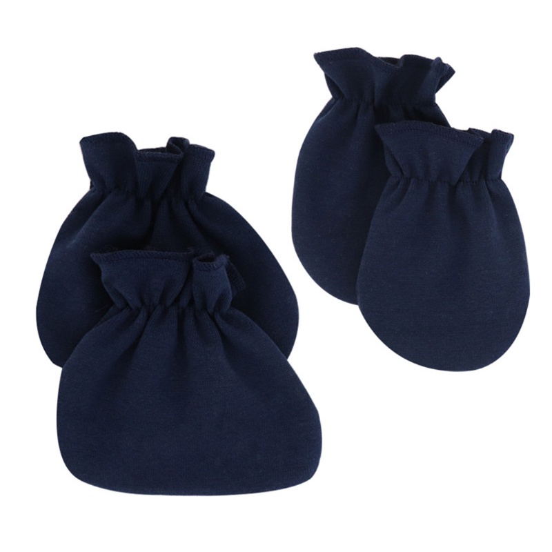 Set 2 Đôi Găng Tay / Mắt Cá Chân Bằng Cotton Mềm Chống Trầy Xước Bảo Vệ Mặt