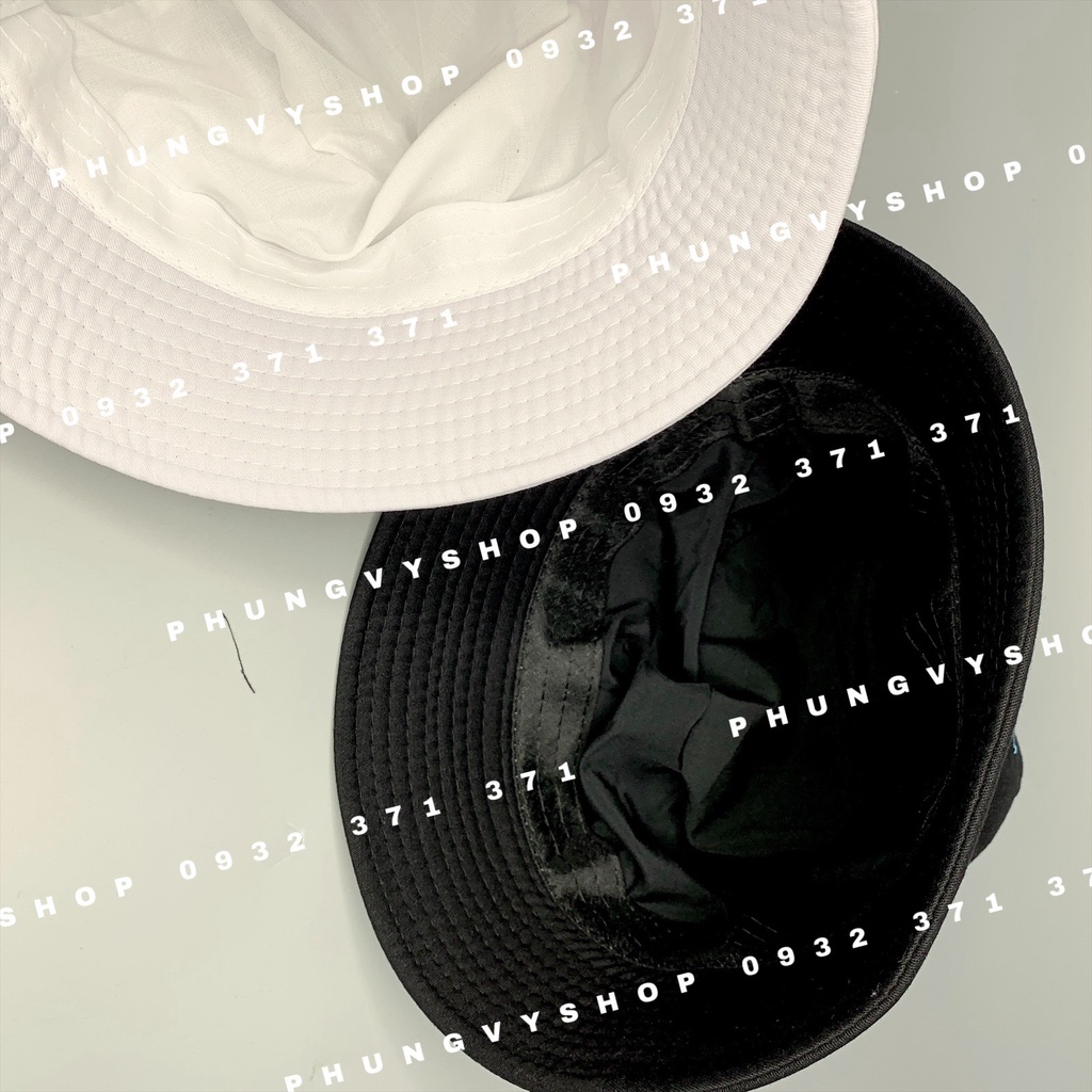 Mũ CỤP cực hot unisex nam nữ- THÊU N NEWYO - nón sụp bucket tai bèo