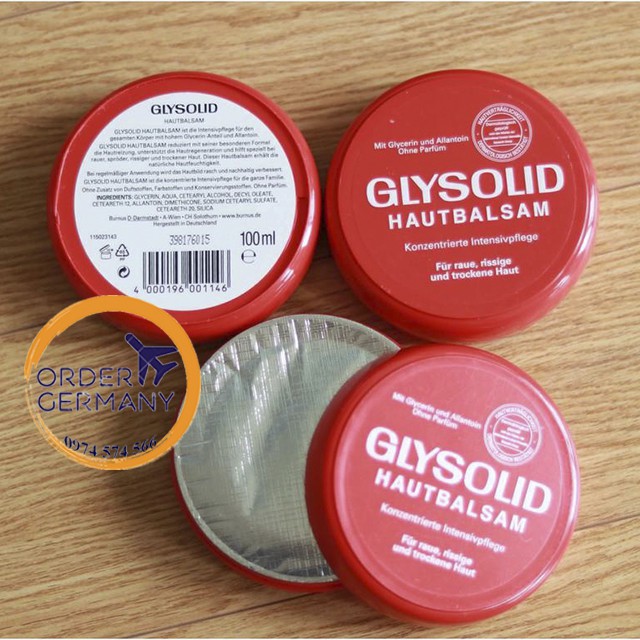 Kem dưỡng da Glysolid 100ml Đức