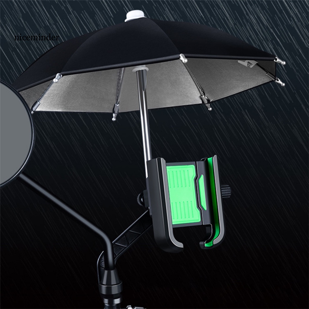 Giá Đỡ Điện Thoại Gắn Xe Đạp / Xe Máy Có Dù Xoay 360 Độ Tiện Dụng