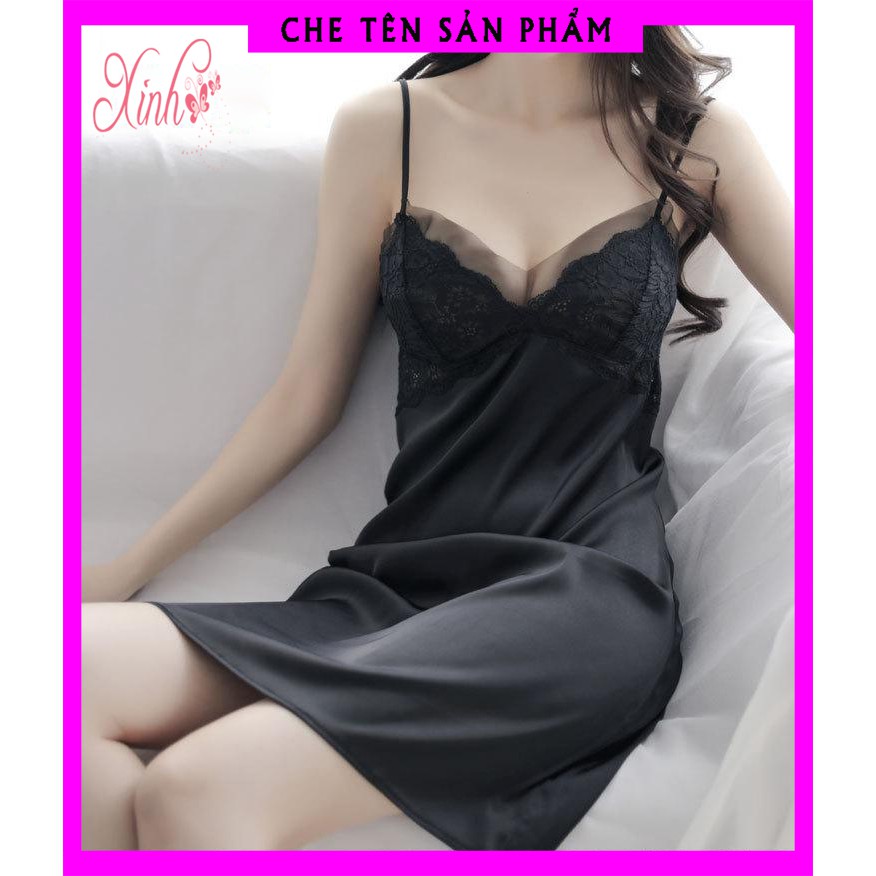 Váy ngủ phối ren H1405 sexy
