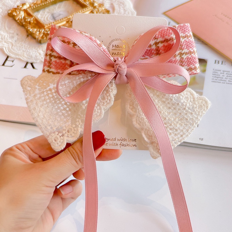 Kẹp tóc cao cấp handmade phong cách Hàn Quốc cho bé gái