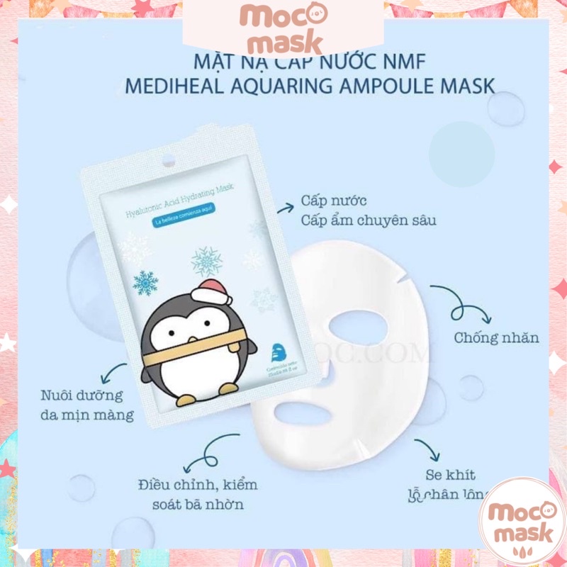 MẶT NẠ CARTOON CẤP ẨM, GIẢM MỤN, MỜ THÂM, LÀM SÁNG